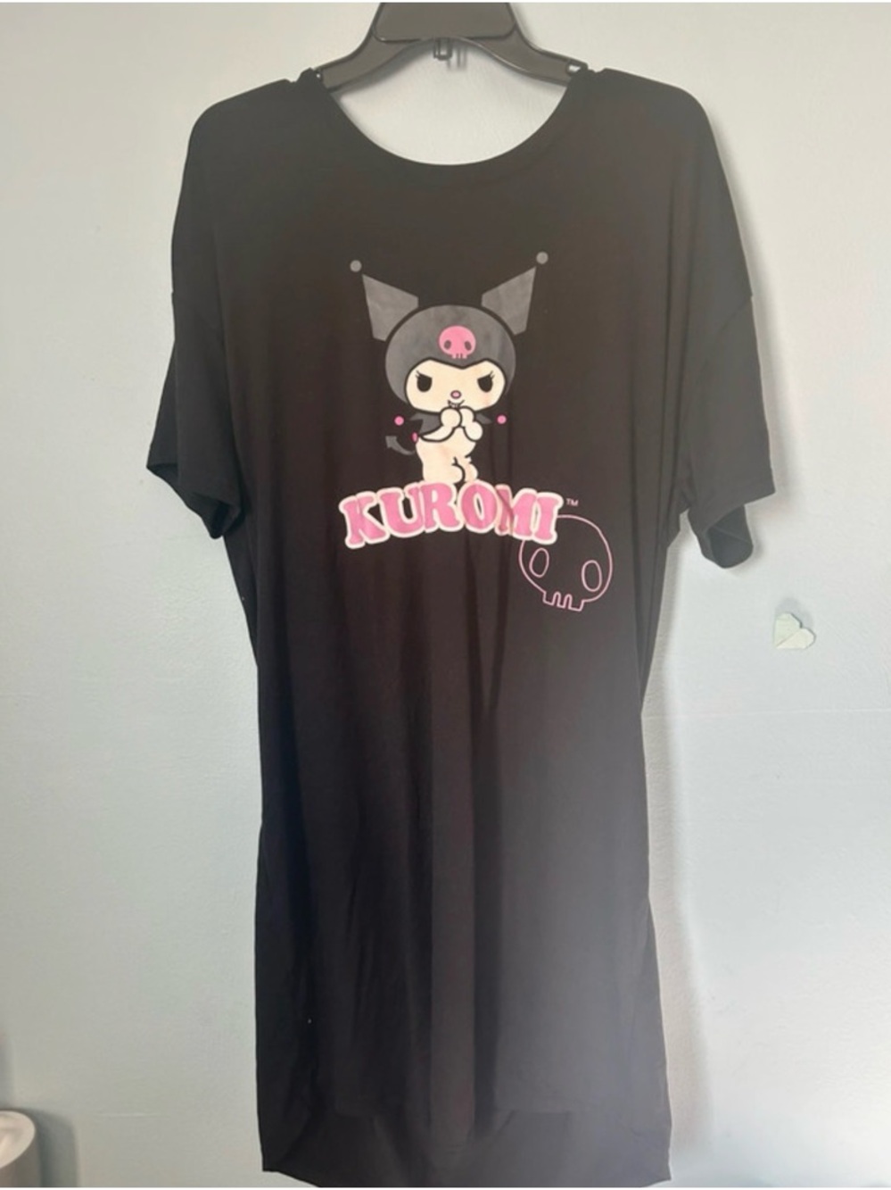 Cute Oversized Sanrio Kuromi Shirt